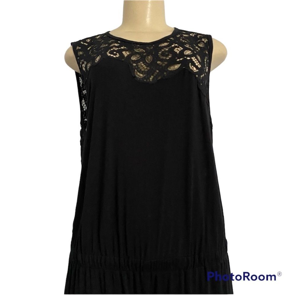 Trina Turk Kimberlina Black Lace Back Jumpsuit M - Picture 3 of 10